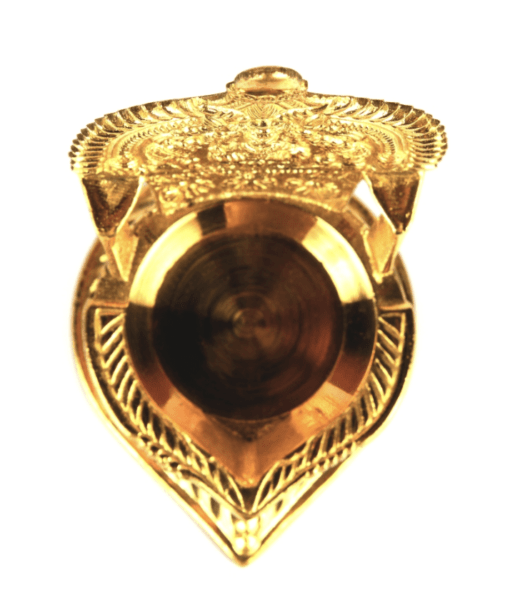 TRADITIONAL BRASS GAJALAKSHMI LAMP - Image 2